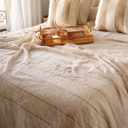 Producto - Pie de Cama Lira Rayas Beige - 3