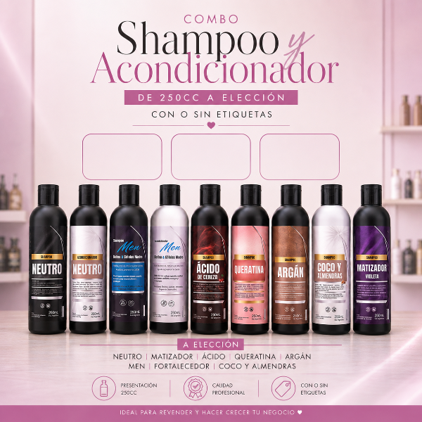 Producto - shampoo y acond 250ml
