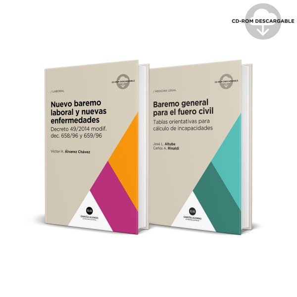 Producto - Pack Baremo laboral y civil / 2 libros