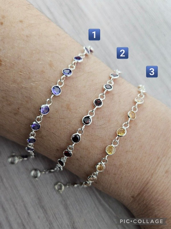 Producto - Pulseras Eslabones Cubic Plata 925