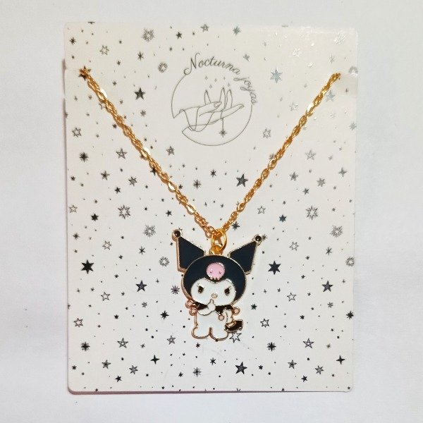 Producto - Collar kuromi gold