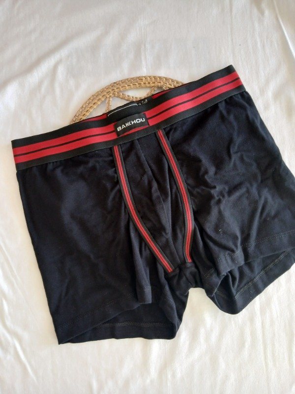 Producto - Boxer bakhou negro/rojo T.M