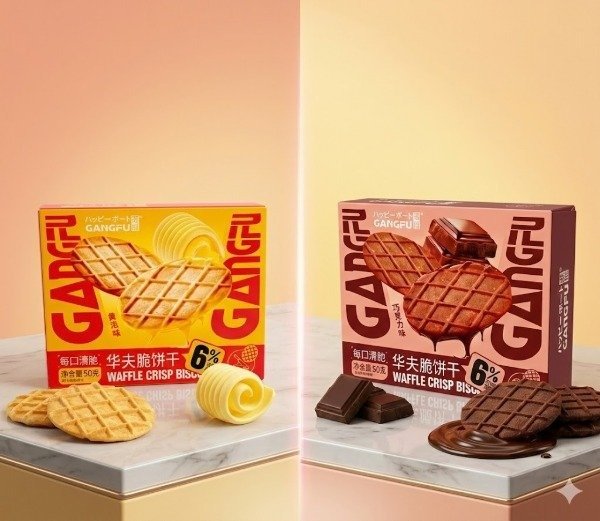 Producto - Waffle Crisp Coreano 50 g (Ingrese para elegir Sabor)