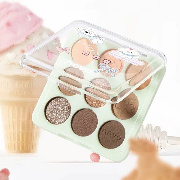Producto - Paleta 9 tonos Eyeshadow Palette Milk Tea 02 - Novo - 0