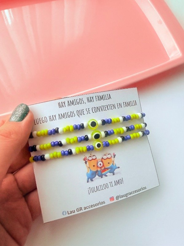 Producto - Pulseras para compartir minions
