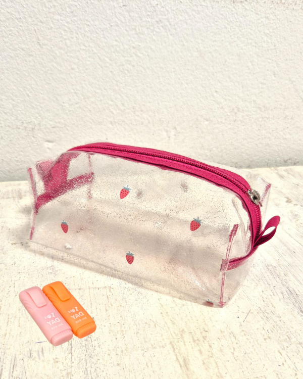Producto - Cartuchera Cristal - Frutillas