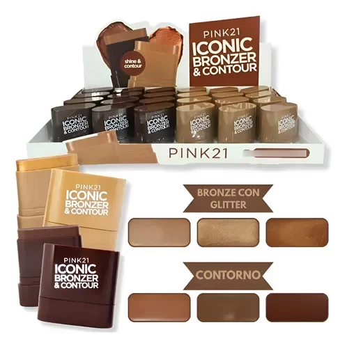 Producto - CONTORNO Y BROZER ICONIC - PINK 21