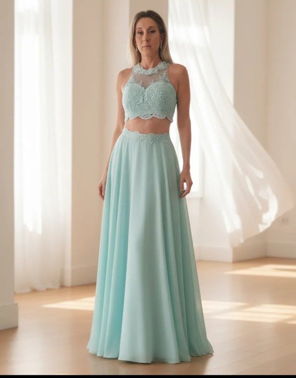 Vestido Lago fiesta dos piezas — imagen 5