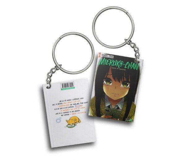 Producto - Llavero Manga Mieruko Chan Tomo 1 All Blue Otorii