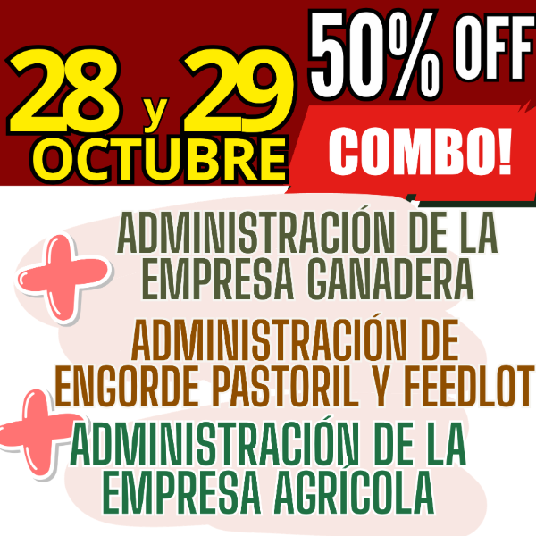 Producto - COMBO 3 CURSOS: Admin Ganadera + Engorde Pastoril y Feedlot + Admin Agrícola - 0