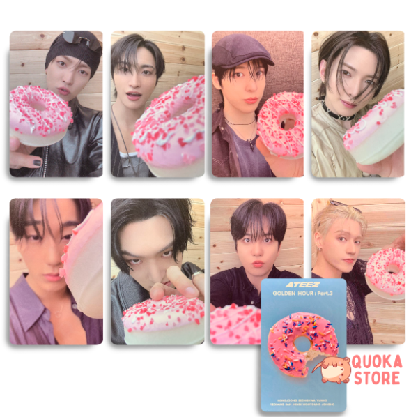 Producto - Photocard ATEEZ doble faz 'Golden Hour: Part 3' TOKTOQ POB