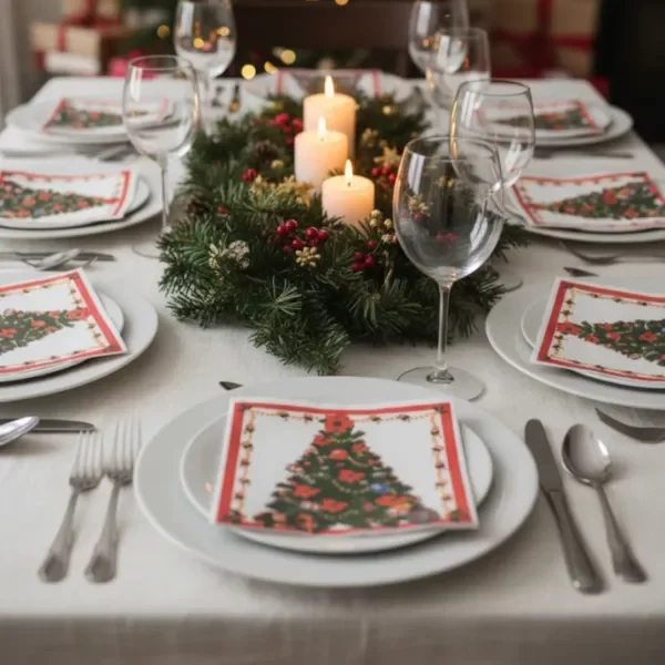 Producto - Servilleta árbol navidad x 20 un