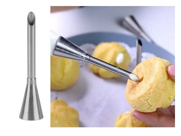 Producto - Boquilla pico repostero importado acero inoxidable para rellenar