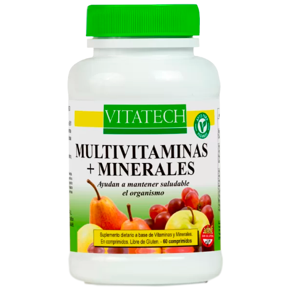 Producto - MULTIVITAMINAS + MINERALES 60 CÁPSULAS - VITATECH