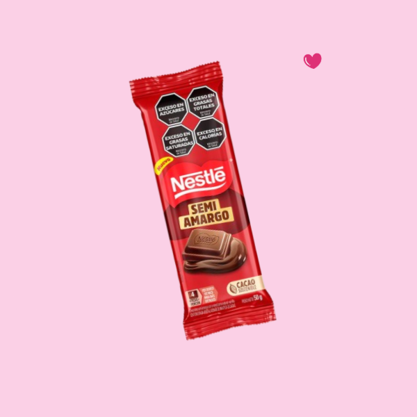 Producto - Chocolate semi amargo Nestlé 50gr