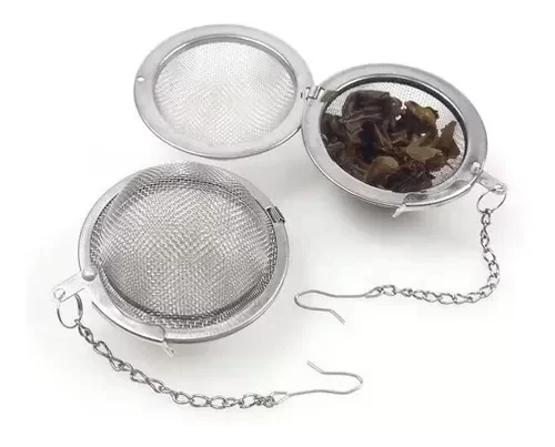 Producto - Filtro Infusor Colador De Té En Hebras Redondo Malla