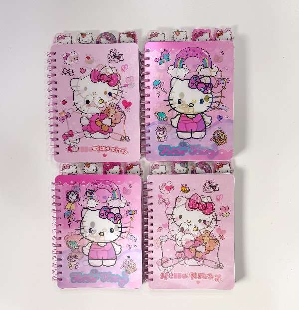 Producto - Cuaderno Hello Kitty con separadores(3D-PP009)