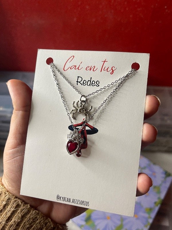 Producto - Par de collares: Caí en tus redes