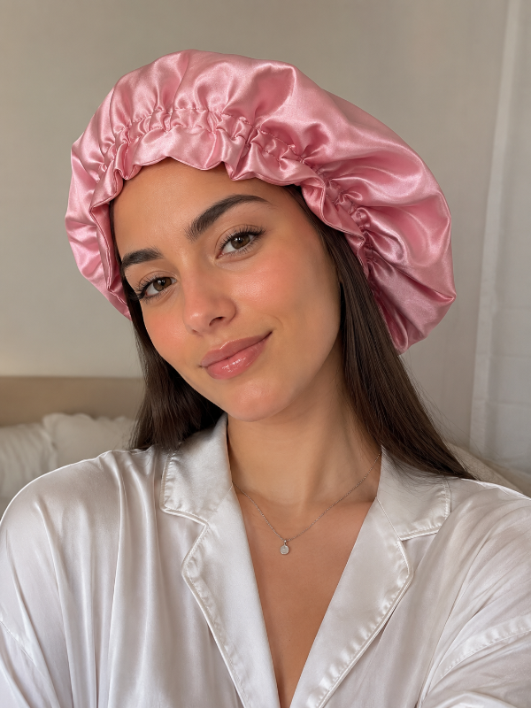 Producto - Gorro satén con gorro baño - 1