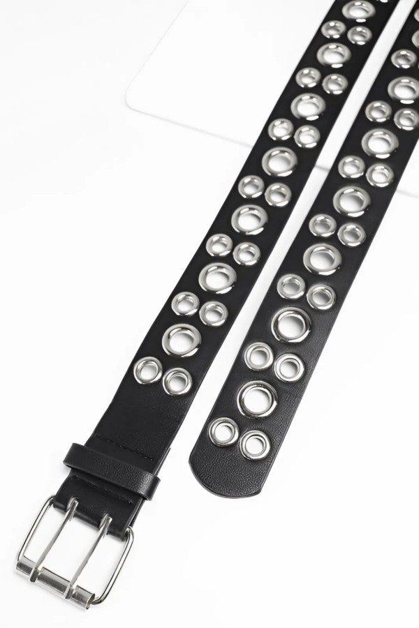 Producto - Cinto Doble Ojal Plata