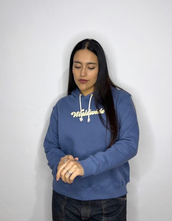 Producto - Buzo Azul Petróleo Worldwide