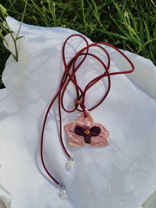Producto - Orquídea Blanca/Bordo - 0
