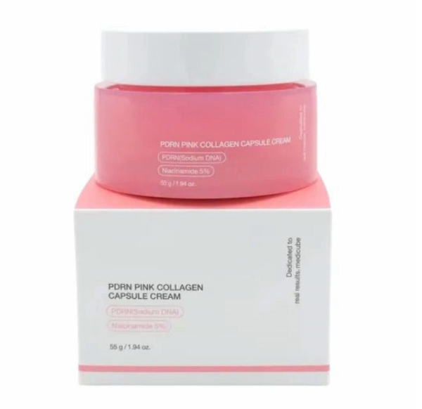Producto - PDRN Pink Collagen Capsule Cream Crema Reparadora con Niacinamida 5 Koec
