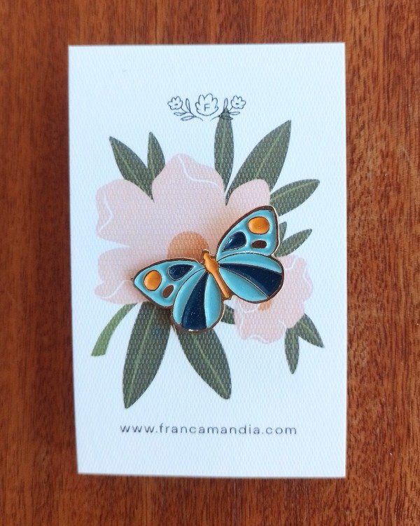 Producto - Pin Mariposa Azul