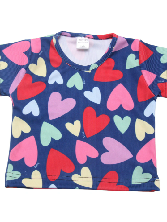 Producto - Remera corazones - 1
