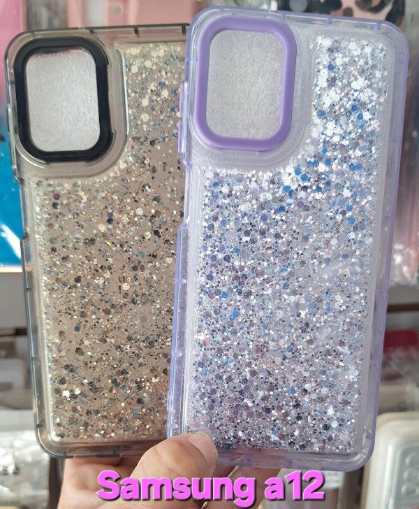 Producto - Fundas brillo reforzadas. Samsung a12
