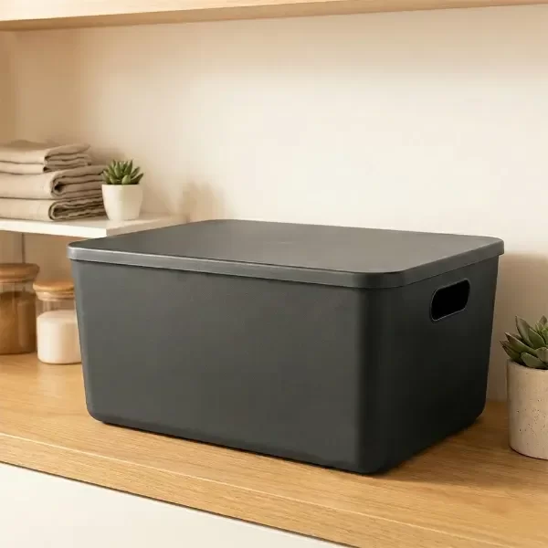 Producto - Caja Moderna con Tapa Plástica 36x26x16cm 7411