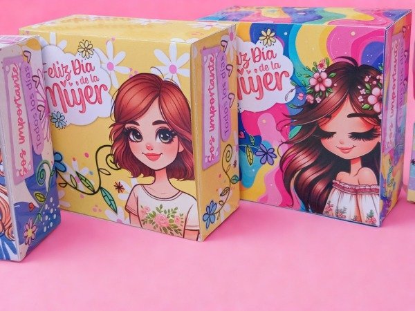Producto - Cajitas dia de la mujer pack x 5 piezas - 4