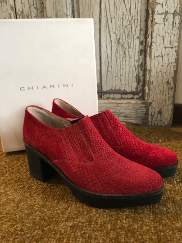Producto - Botas CHIARINI coloradas Nuevos Talle 39- PRECIO: 26X