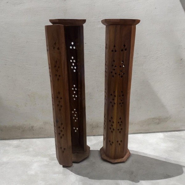 Producto - PORTA TORRE MADERA HEXAGONAL - PORT#81