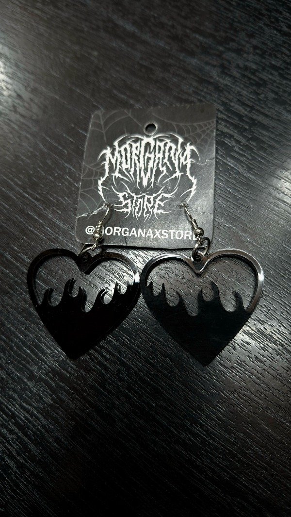 Producto - Aros Corazón Flama - 1