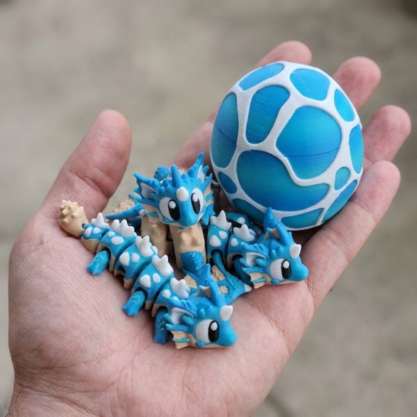 Producto - Mini Dragón Caracola con Huevo - 1