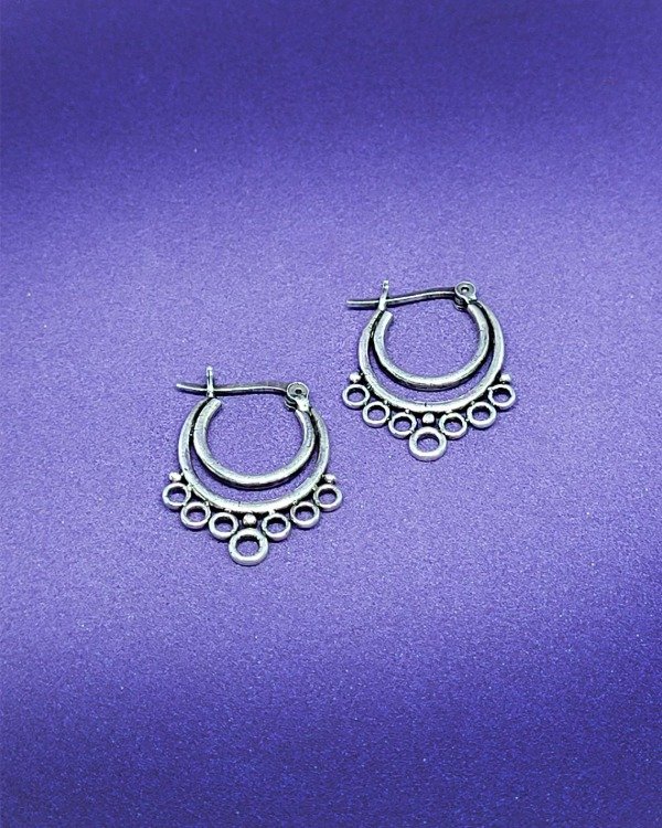 Producto - Aros de Plata 925 -  Importados de Tailandia - Argollas orientales - AR 898 - 0