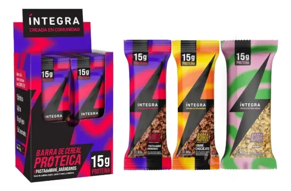 Producto - INTEGRA Barritas proteicas - proteina vegetal - 10u - 3