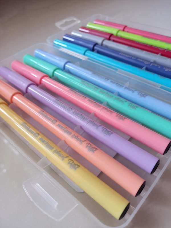 Producto - Marcadores punta pincel Pelikan Markana Pastel