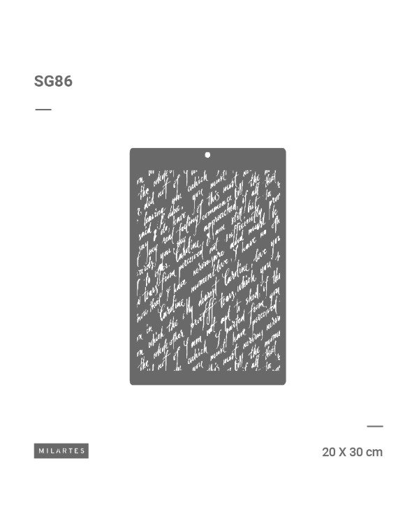 Producto - Stencil MILARTES SG 86