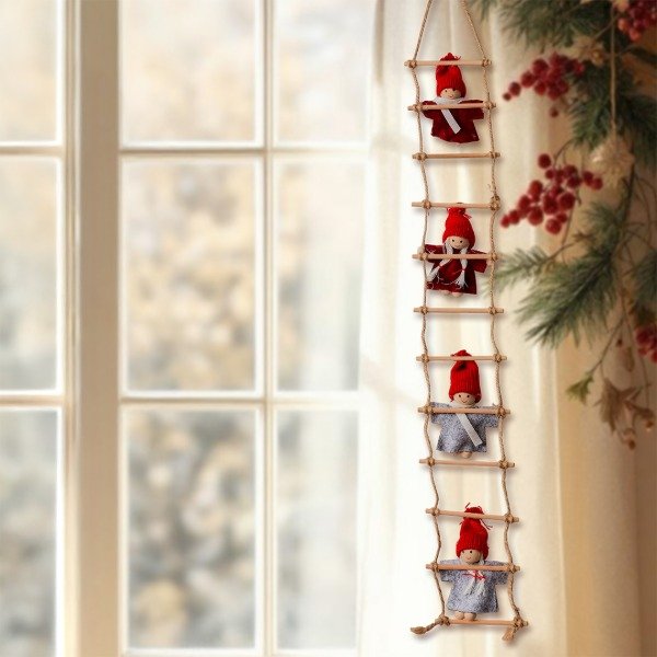 Producto - Adorno Navidad Escalerita Duendes