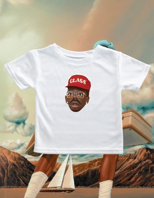 Producto - glass face - baby tee