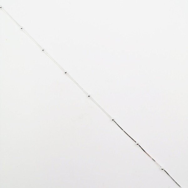 Producto - PULSERA COLA DE RATON CUADRADA BOLITAS PEQUEÑAS