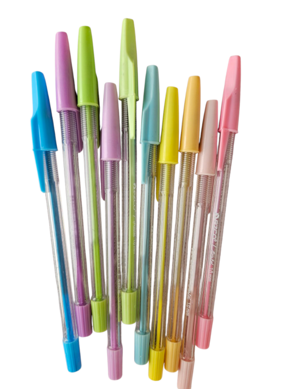Producto - Boligrafos colores pasteles x 10 Ezco