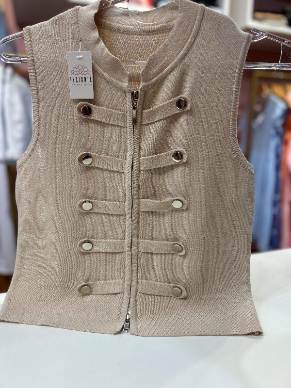 Producto - Chaleco Napoleón beige - 0