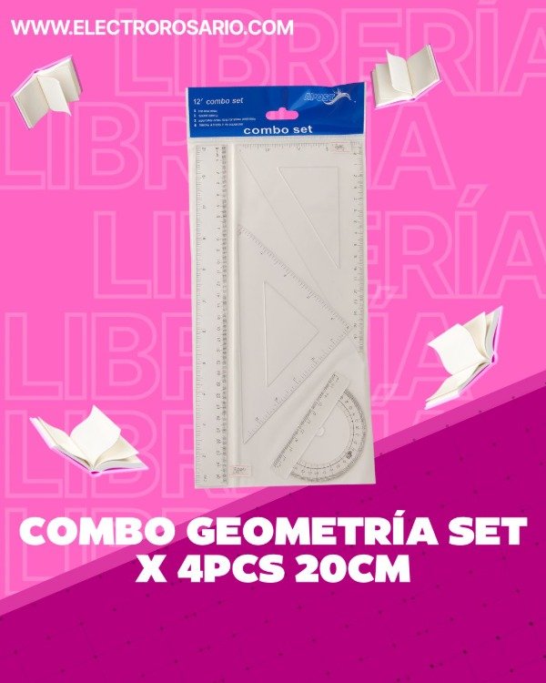 Producto - COMBOS GEOMETRIA SET X 4 PCS - 20CM
