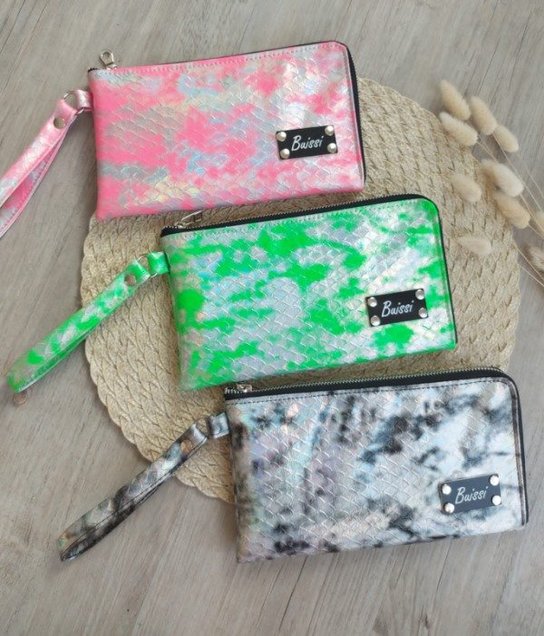 Producto - Maxi Billetera textura escamas