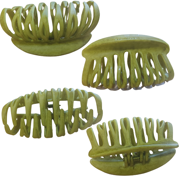Producto - Broche Para Pelo Tubular Opaco Grande Para Mujer X unidad - 1