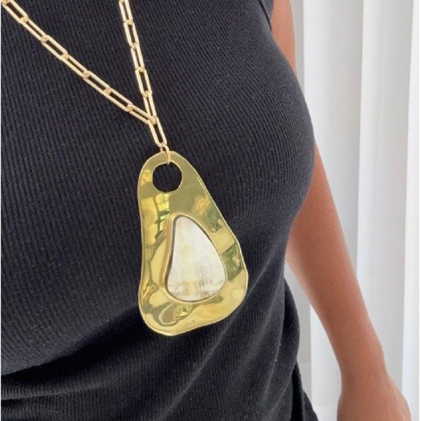 Producto - Collar Foglia Bronce