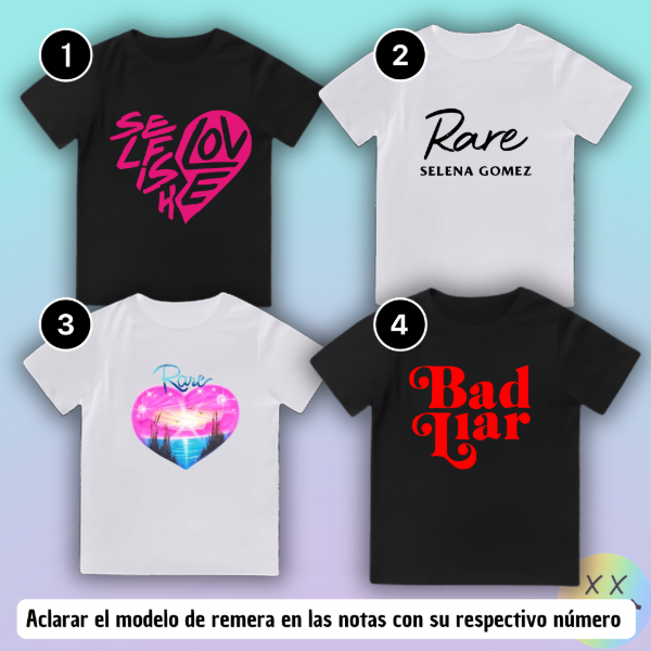 Producto - Baby Tee Selena Gomez #1